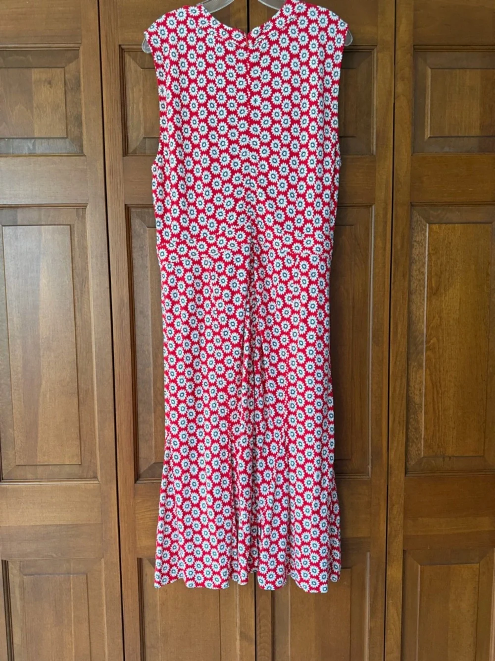 Tory Burch Red and White Floral Dress - Picture 5 of 5